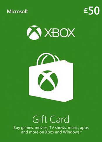 Xbox Live 50 GBP Gift Card UK, CDKEver.com