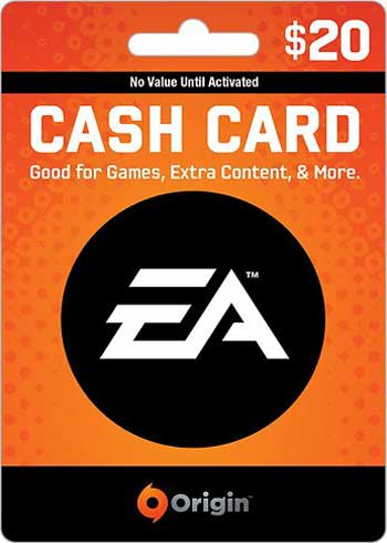 EA Origin 20 USD Game Cash Card US