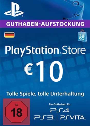 PlayStation Network 10 EUR  PSN Gift Card DE, CDKEver.com