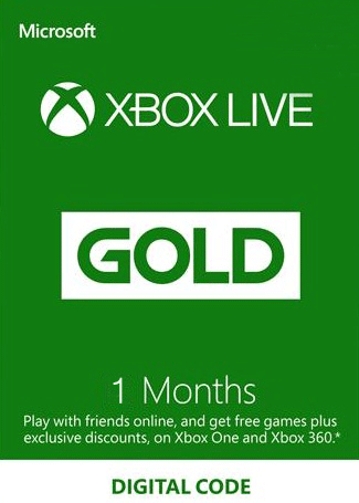 Xbox Live 1 Month Gold Membership Card Global, CDKEver.com