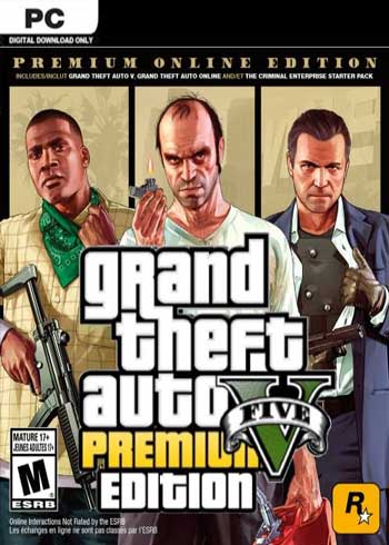 Grand Theft Auto V: Premium Online Edition PC CD Key Global