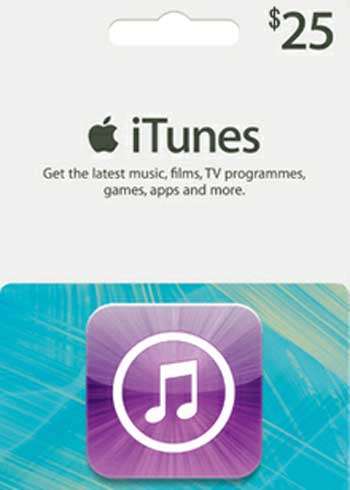 iTunes $25 Gift Card US, CDKEver.com