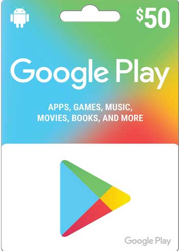 Google Play 50 USD Gift Card US