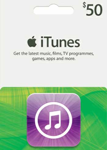 iTunes $50 Gift Card US