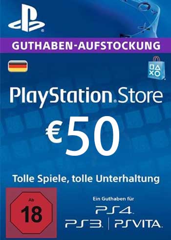 PlayStation Network 50 EUR  PSN Gift Card DE, CDKEver.com
