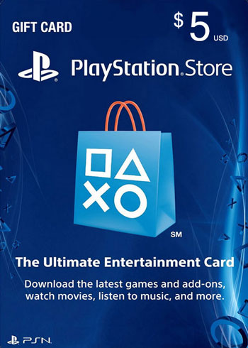 PlayStation Network $5 USD PSN Gift Card US, CDKEver.com