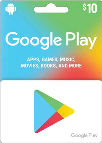 Google Play 10 USD Gift Card US