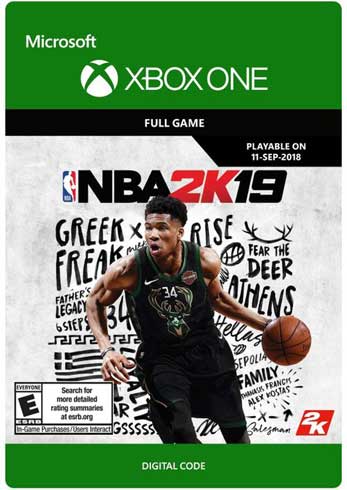 NBA 2K19 XBOX One CD Key Global, CDKEver.com